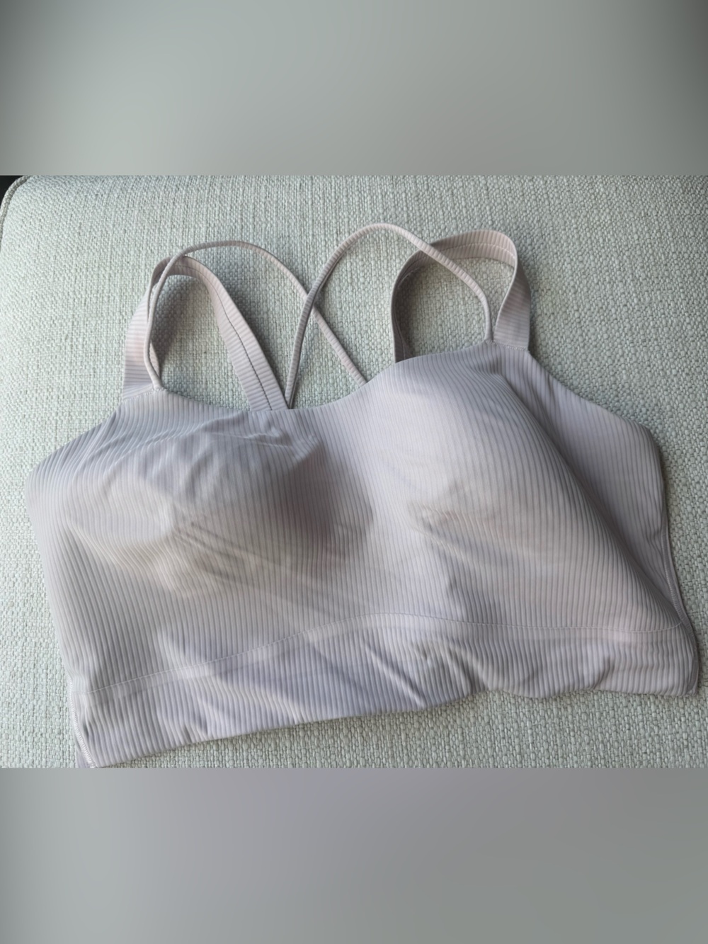 lululemon athletica Like a cloud Ribbed Longline Sports Bra D/DD